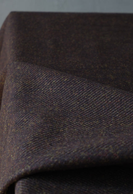 Harris-Style Tweed Wool Fabric, 58" Wide, 420 GSM