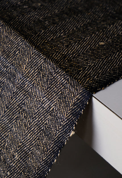 Reversible Handwoven Tussar Silk Fabric, 220 GSM Wild Silk, 44” Wide