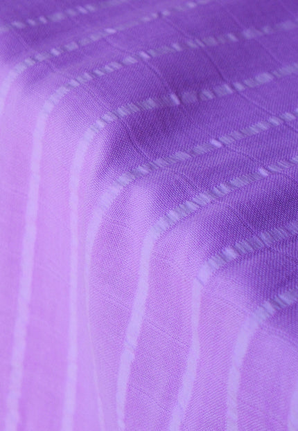 Double-Cloth Seersucker Pure Cotton Fabric, 58" Wide, 122 GSM