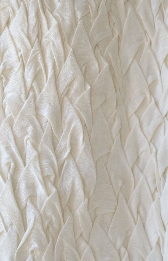 Hand-Tufted Mulberry Silk Fabric, 200 GSM, 22" Wide