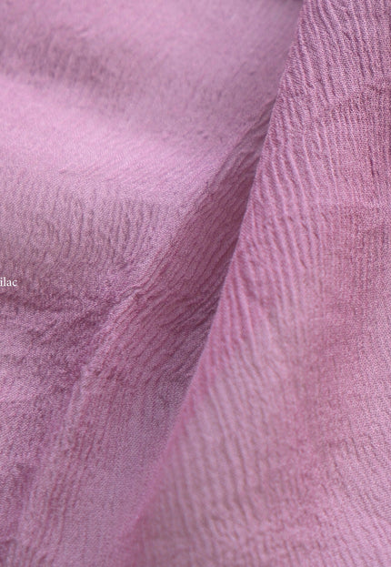 Mulberry Silk Chiffon Fabric, 90 GSM White Silk, 44” Wide