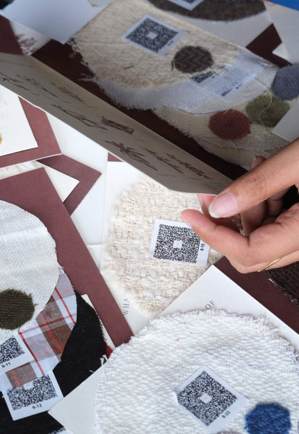 Fabric Swatch Set: Handwoven & Sustainable Natural Fiber Samples