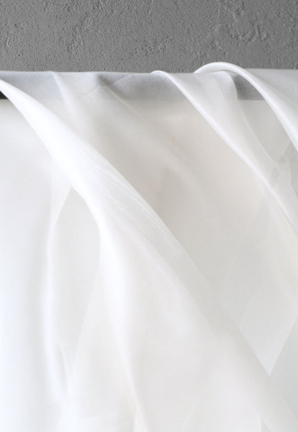 Mulberry Silk Organza Fabric: 44" Wide, 98 GSM