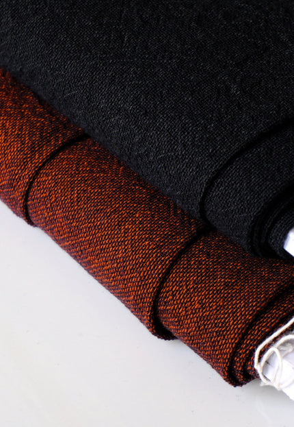 Yarn-Dyed Textured Hemp Crepe, 58” Wide, 96 GSM