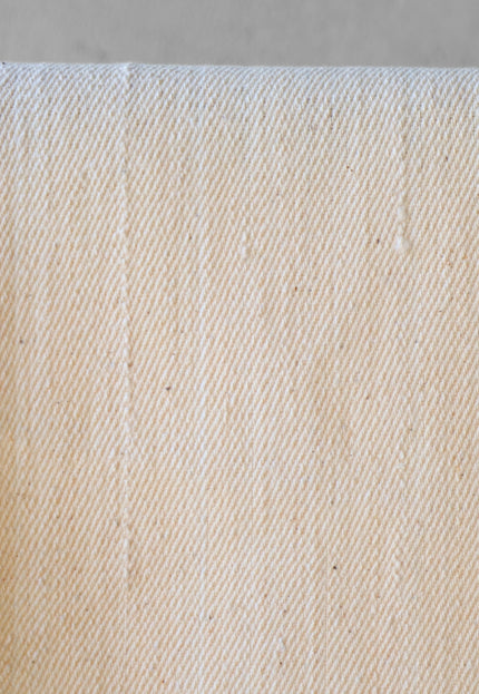 Handwoven Indigo Cotton Denim Fabric, Lightweight (210 GSM) Twill with 2 Red Selvedge