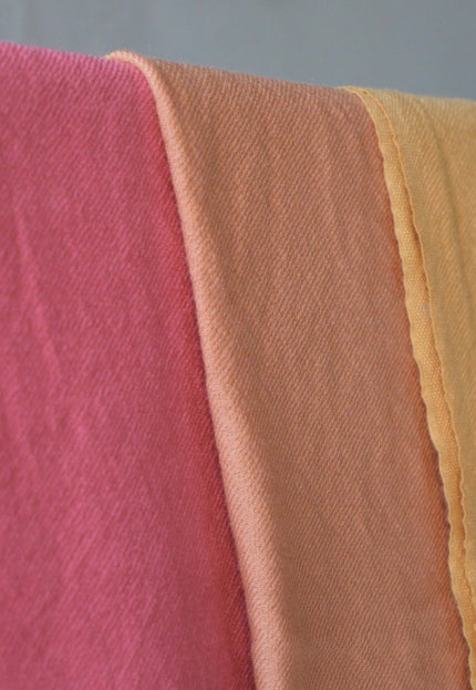 Merino Wool Twill Fabric By The Yard: 44" Wide, 110 GSM