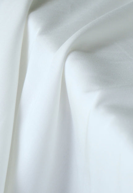 Tencel™ Twill Fabric, 175 GSM Soft White Lyocell Fabric, 54” Wide