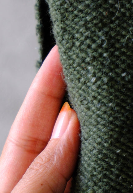 Handwoven Hmong Hemp Twill Fabric, 450 GSM, 30" Wide