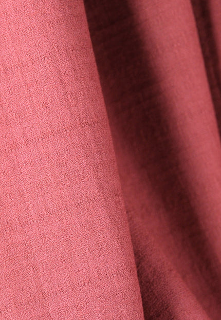 Textured Criss-Cross Cotton-Linen Dobby Fabric, 58" Wide, 122 GSM