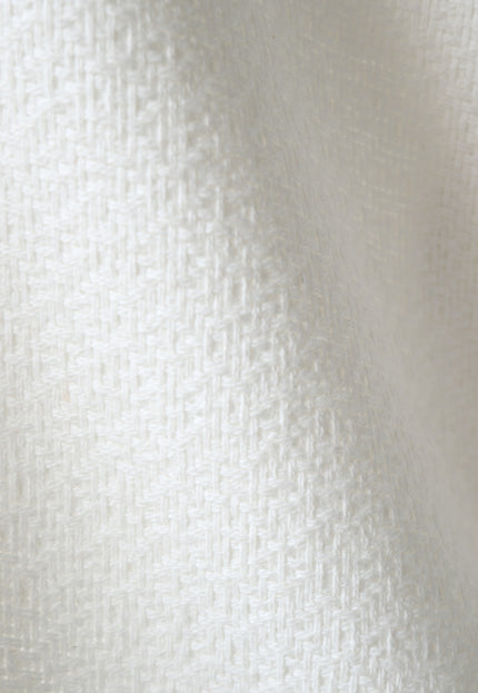 Zen Grid Weave Wool - Cotton Blended Fabric by the yard | 300 GSM | 54” Wide
