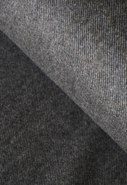 Charcoal Yak Wool Fabric Set | Herringbone, Twill & Boiled Wool, 380 GSM