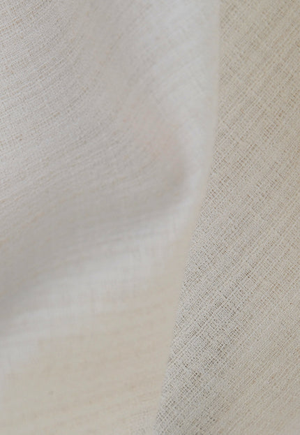 Textured Criss-Cross Cotton-Linen Dobby Fabric, 58" Wide, 122 GSM