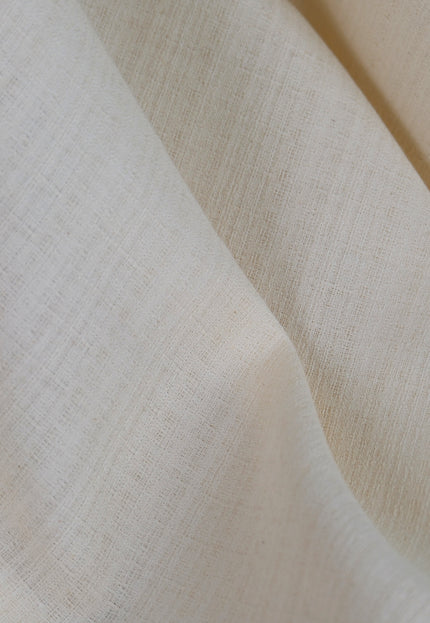 Textured Criss-Cross Cotton-Linen Dobby Fabric, 58" Wide, 122 GSM