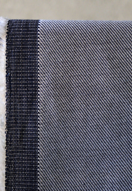 Tencel™ - Linen Denim Fabric, Navy Blue, 125 GSM Lightweight Twill, 54" inches wide
