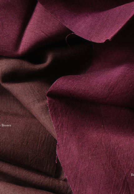 Handwoven Cotton & Silk Blended Fabric | 44” Wide | 137 GSM