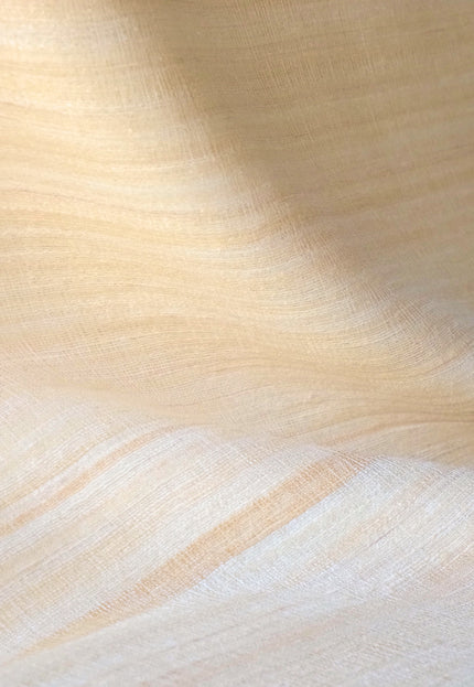Handwoven Washed Tussar Silk Fabric | Softened Wild Silk | 44” Wide | 170 GSM