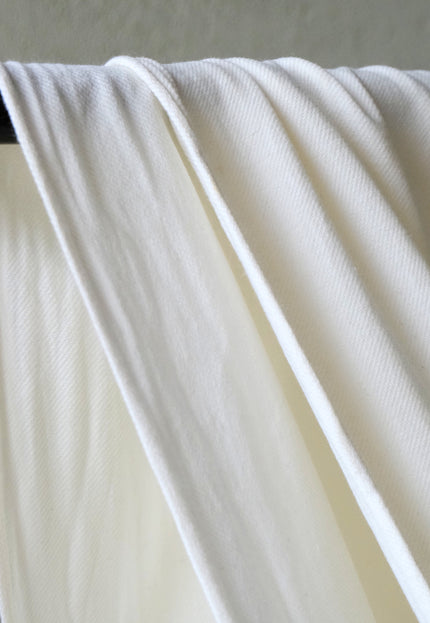 Merino Wool-Cotton Twill Fabric, 150 GSM, 50” Wide