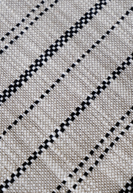Hemp Striped Dobby Fabric, 58" Wide, 370 GSM
