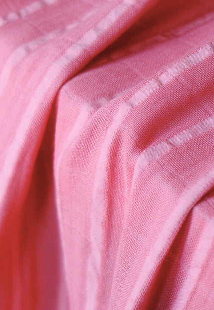 Double-Cloth Seersucker Pure Cotton Fabric, 58" Wide, 122 GSM