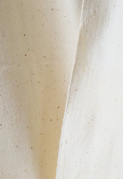 Handwoven Kala Cotton Herringbone Fabric | 45" Wide | 215 GSM