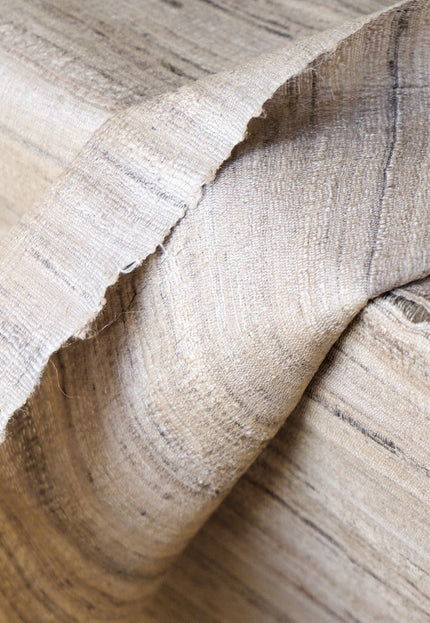 Handwoven Tussar Silk Fabric by the Yard | Wild Silk | 44” Wide | 190 GSM