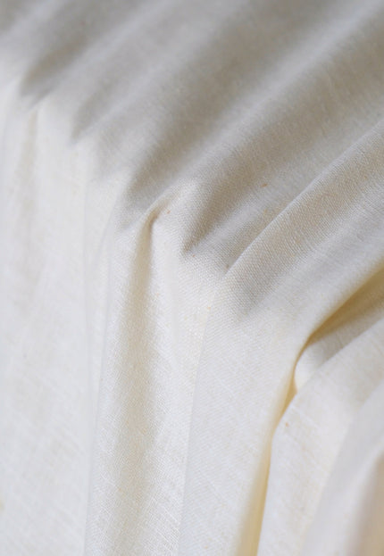 Ahimsa Silk Satin Fabric, 150 GSM Peace Silk, 44" Wide Ivory