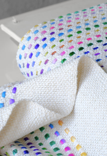 Quilted Cotton-Wool Jacquard Fabric, 40" Wide, 630 GSM