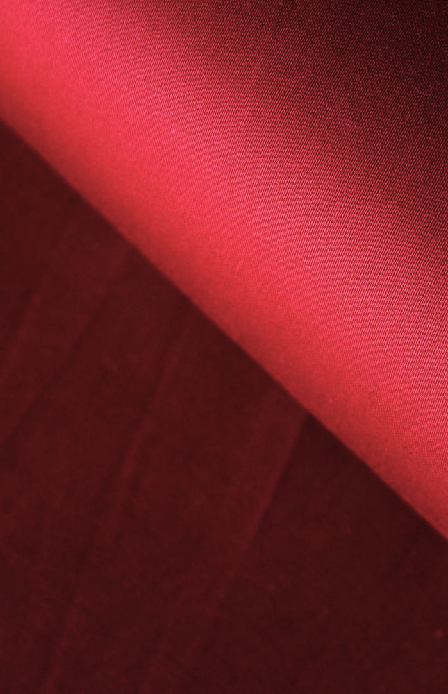 Pure Tencel™ Maroon Suiting Fabric by the yard, 56 inches wide, 245 GSM