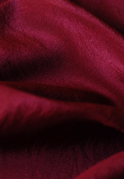 Raw Mulberry Crepe Silk Fabric by the Yard – 19–20 Momme, 44” Wide, 85 GSM