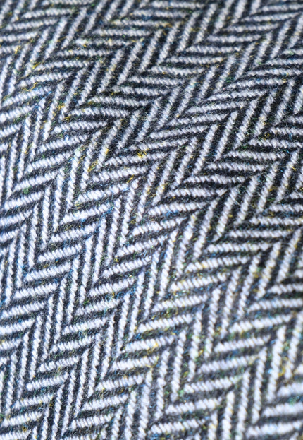 Harris-Style Wool Herringbone Tweed Fabric, 58" Wide, 420 GSM