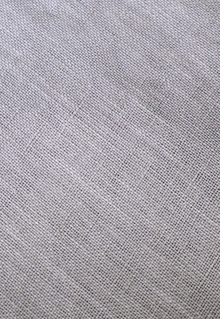 Hemp Sheer Gauze Fabric, White & Natural Gray, 54" Wide, 80 GSM