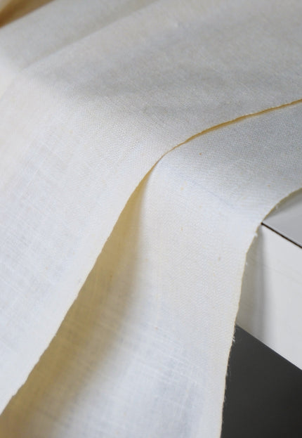 Ahimsa Silk Satin Fabric, 150 GSM Peace Silk, 44" Wide Ivory