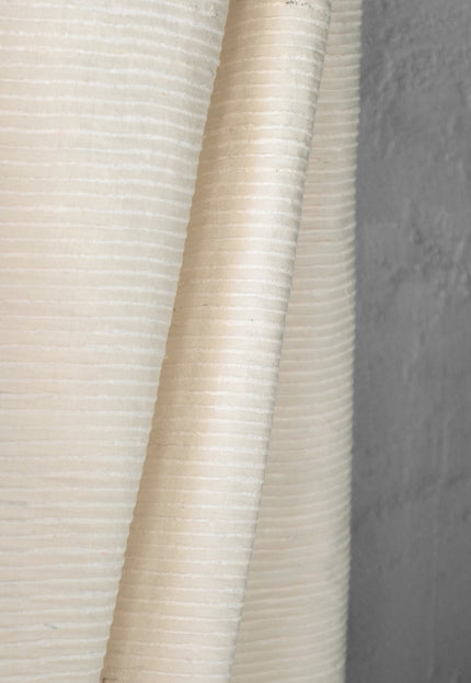 Tussar Silk Noil Striped Fabric | 280 GSM | 44” Wide