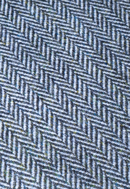Harris-Style Wool Herringbone Tweed Fabric, 58" Wide, 420 GSM