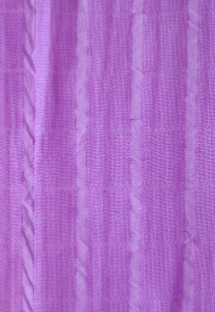 Double-Cloth Seersucker Pure Cotton Fabric, 58" Wide, 122 GSM