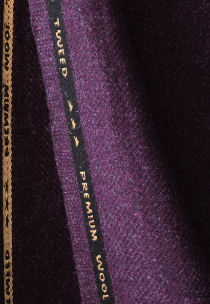 Harris-Style Wool Tweed Fabric, 58" Wide, 420 GSM