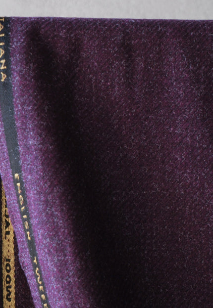 Harris-Style Wool Tweed Fabric, 58" Wide, 420 GSM