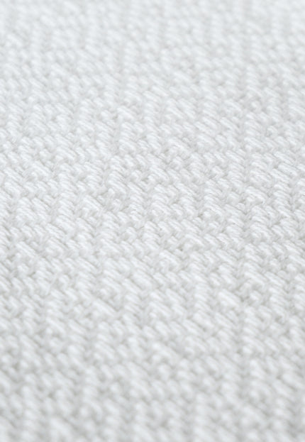 Zen Grid Weave Wool - Cotton Blended Fabric by the yard | 300 GSM | 54” Wide