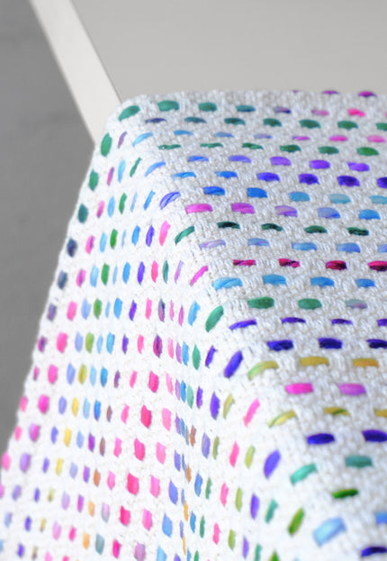 Quilted Cotton-Wool Jacquard Fabric, 40" Wide, 630 GSM