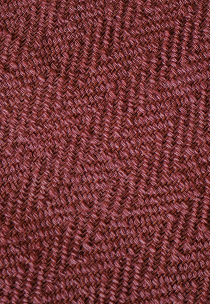 Handwoven Wool-Cotton Herringbone Fabric, 230 GSM, 48" Wide