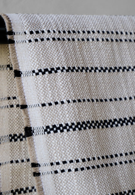 Hemp Striped Dobby Fabric, 58" Wide, 370 GSM