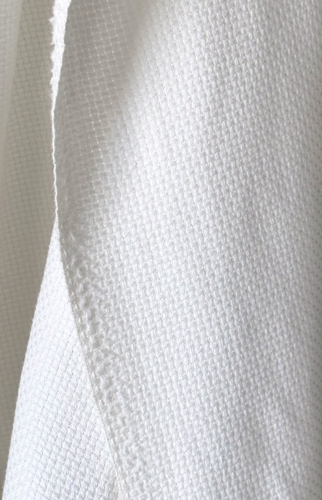 Pure Cotton Hopsack Weave Fabric by the yard, 260 GSM, 54" Wide