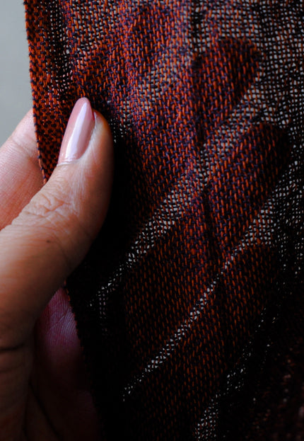 Yarn-Dyed Textured Hemp Crepe, 58” Wide, 96 GSM