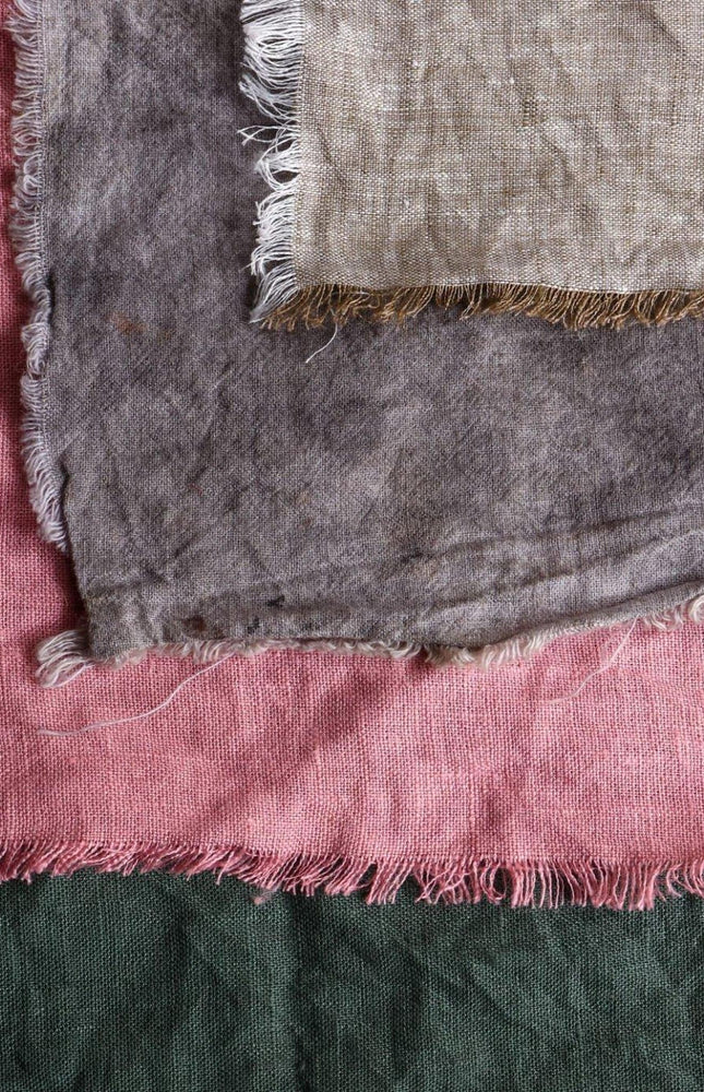 Naturally Dyed Hemp Fabric by the yard, 58 inches wide, 183 GSM