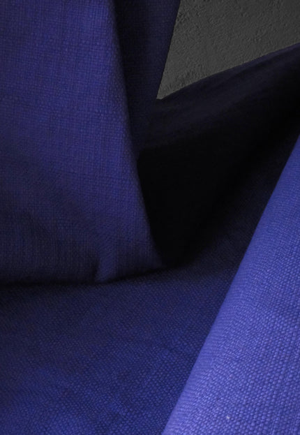 Japanese Indigo Sashiko-Inspired Fabric by the yard, 351 GSM, 56" Wide