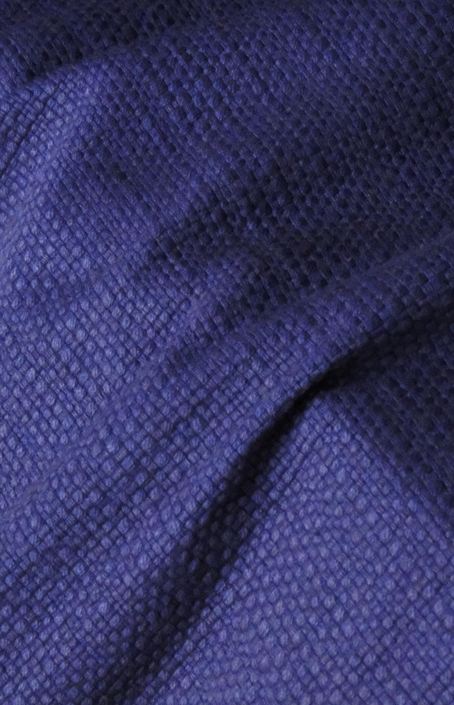 Japanese Indigo Sashiko-Inspired Fabric by the yard, 351 GSM, 56" Wide