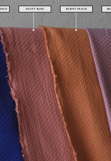 Handwoven Honeycomb Waffle Dobby, 45" wide, 240 GSM