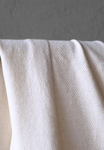 Handwoven Kala Cotton Fabric - 2/2 Twill Weave | 45" Wide | 230 GSM