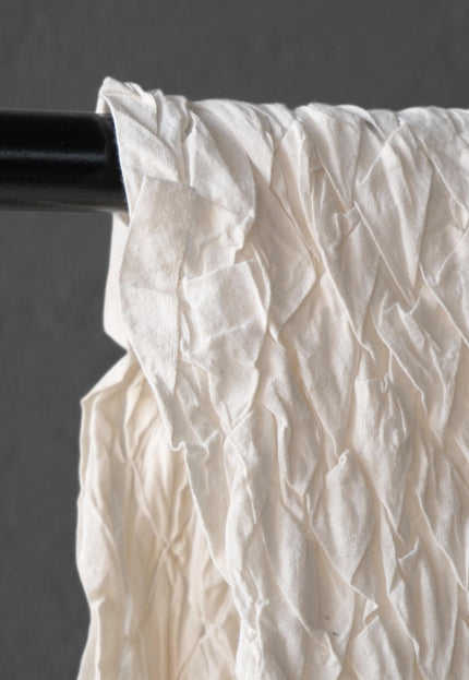 Textured Tufted Cotton Fabric, Manually Stitched | 18" Wide | 200 GSM