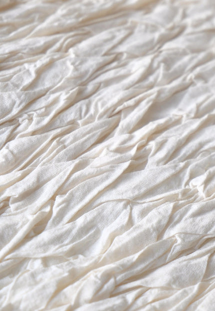 Textured Tufted Cotton Fabric, Manually Stitched | 18" Wide | 200 GSM